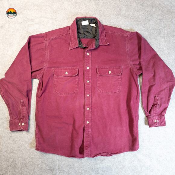 Field + Stream Other - Field & Stream Button-Up Shirt Red Flannel Long Sleeve Cabincore Men's Size XXL
